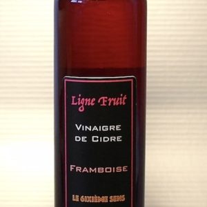 Vinaigre de cidre à la pulpe de framboise
